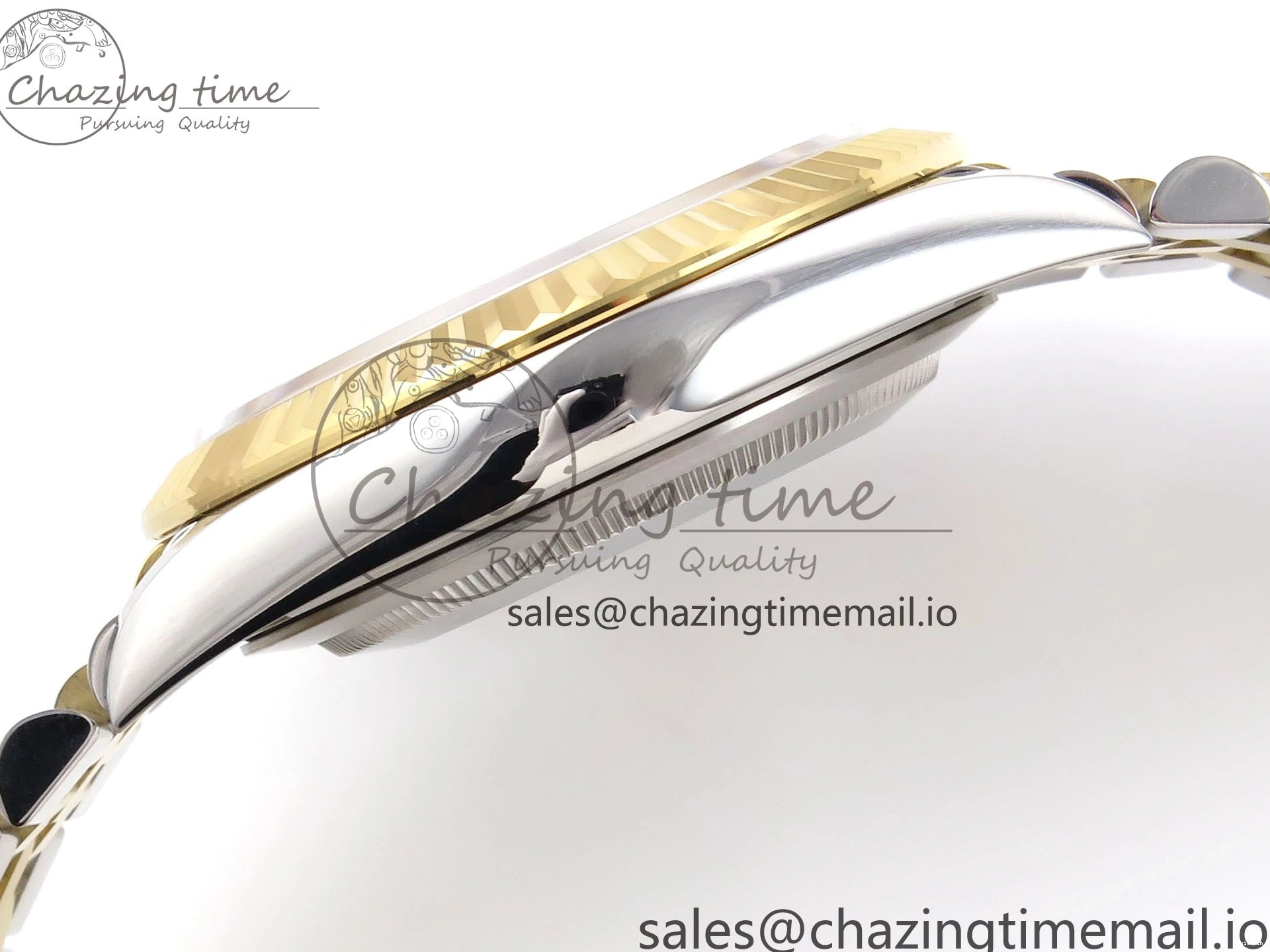 Silver 126333 Best DateJust 41 Edition A3235 SS Stick on YG EWEF Dial Jubilee Bracelet 0118